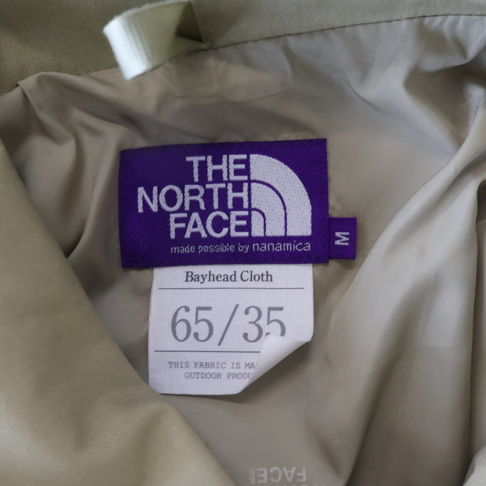 THE NORTH FACE PURPLE LABEL(ノースフェイスパープルレーベル) BEAMS別注 65/35 FIELD JACKET ビームス フロントボタン コーチジャケット ベージュ NP2917N
