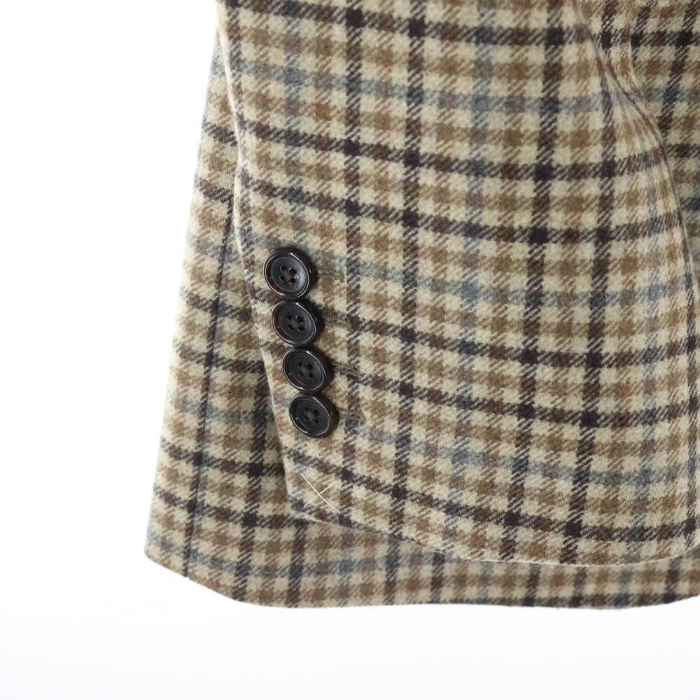 CELINE(セリーヌ) ダブルフェイス キャンベル チェック柄 ウール