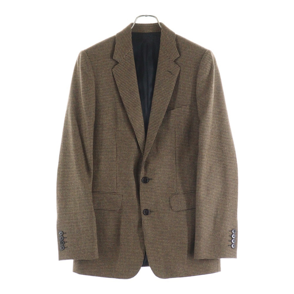 CELINE(セリーヌ) ウールカシミヤ フランネル テーラードジャケット ブラウン 2V20J367V