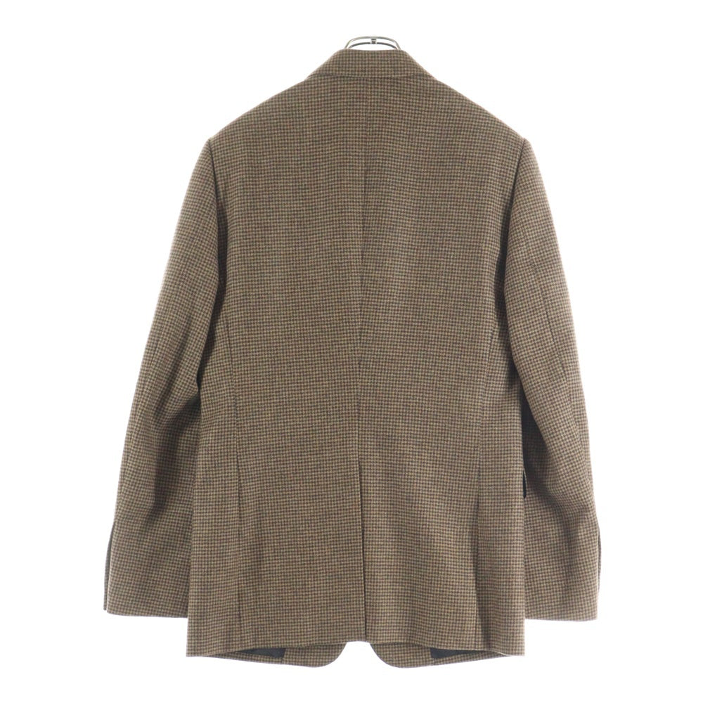 CELINE(セリーヌ) ウールカシミヤ フランネル テーラードジャケット ブラウン 2V20J367V