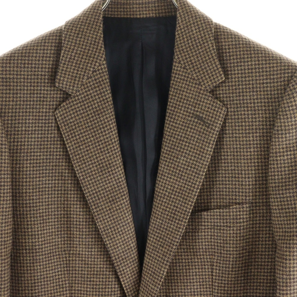 CELINE(セリーヌ) ウールカシミヤ フランネル テーラードジャケット ブラウン 2V20J367V