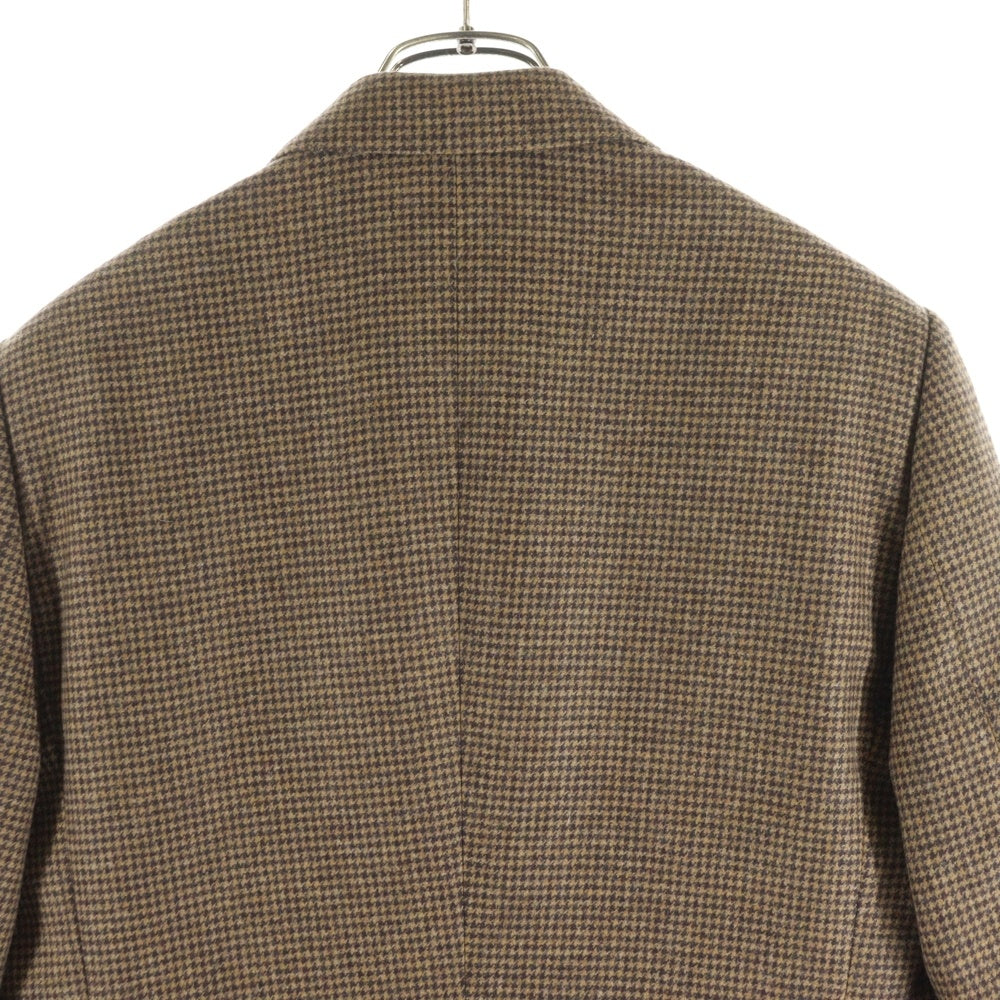 CELINE(セリーヌ) ウールカシミヤ フランネル テーラードジャケット ブラウン 2V20J367V