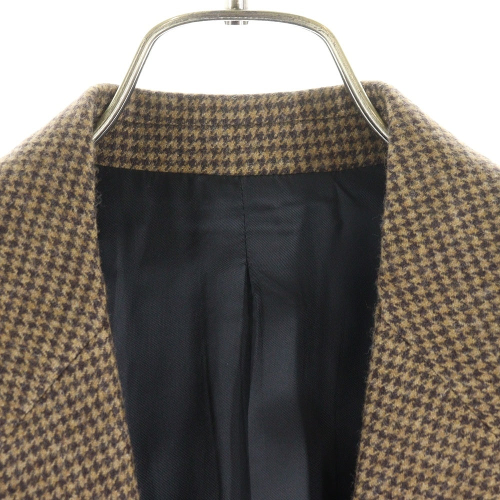 CELINE(セリーヌ) ウールカシミヤ フランネル テーラードジャケット ブラウン 2V20J367V