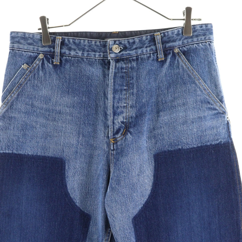 Christian Dior(クリスチャンディオール) HANDWRITTEN ボタンフライ カーペンターデニムパンツ 493D183AY552 インディゴ