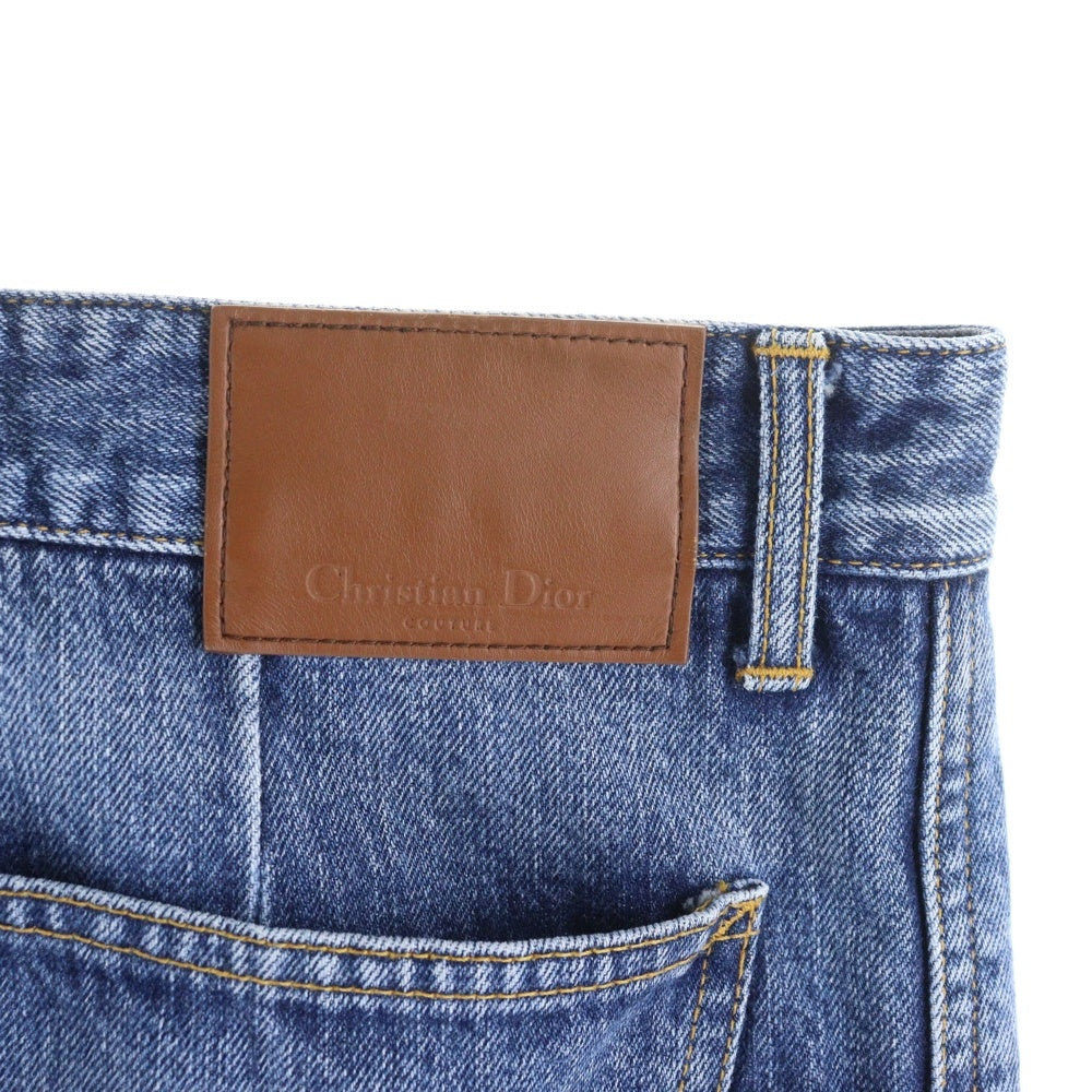 Christian Dior(クリスチャンディオール) HANDWRITTEN ボタンフライ カーペンターデニムパンツ 493D183AY552 インディゴ