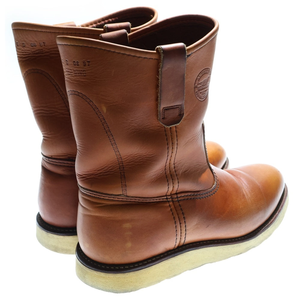 RED WING(レッド ウイング) 90S犬刻印 PECOS BOOTS ペコスブーツ ハイカットブーツ シューズ ブラウン 866-05018 US8D/26.0cm