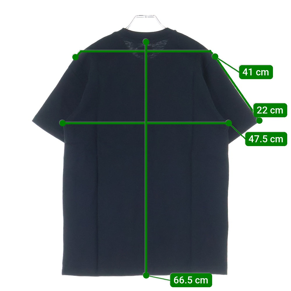 SUPREME(シュプリーム) 16AW Vertical Logo Tee ロゴプリント クルーネック 半袖Tシャツ カットソー ブラック