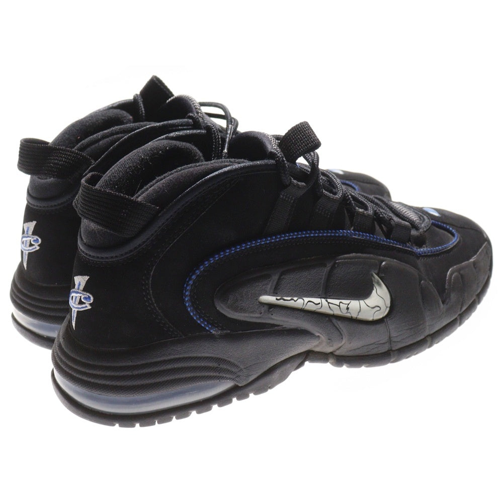 NIKE(ナイキ) AIR MAX PENNY 1 Black and Metallic Silver エアマックス ペニー ハイカットスニーカー ブラック US10.5/28.5cm DN2487-002