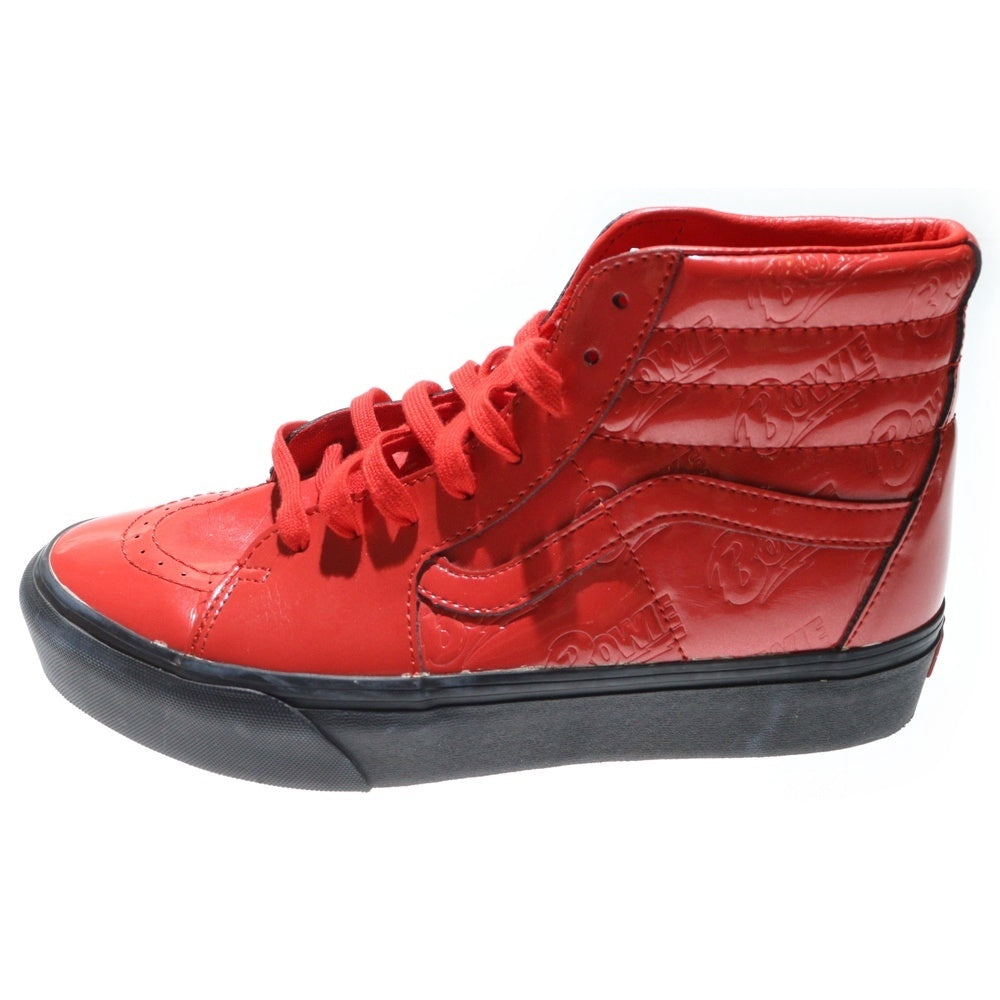 VANS(ヴァンズ) ×DAVID BOWIE Sk8-Hi PLATFORM 2 ZIGGY STARDUST デヴィッド ボウイ ハイカットスニーカー レッド/ブラック VN0A3TKNVSQ