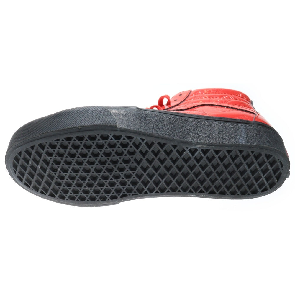 VANS(ヴァンズ) ×DAVID BOWIE Sk8-Hi PLATFORM 2 ZIGGY STARDUST デヴィッド ボウイ ハイカットスニーカー レッド/ブラック VN0A3TKNVSQ