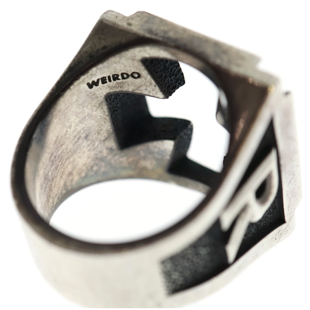 weirdo(ウィアード) IRON CROSS RING アイアンクロス リング シルバー