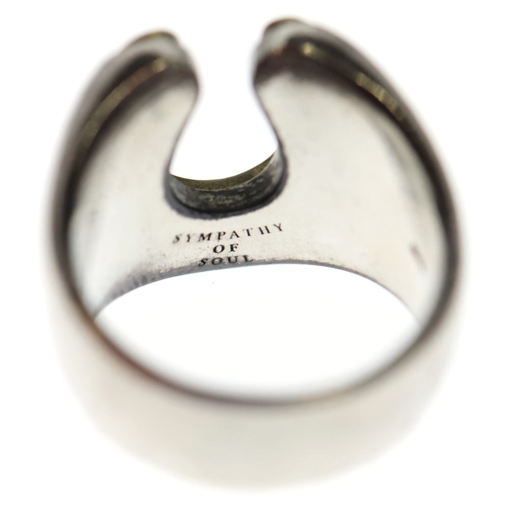 Sympathy of Soul(シンパシーオブソウル) HORSESHOE RING ホースシュー リング シルバー/ブラス
