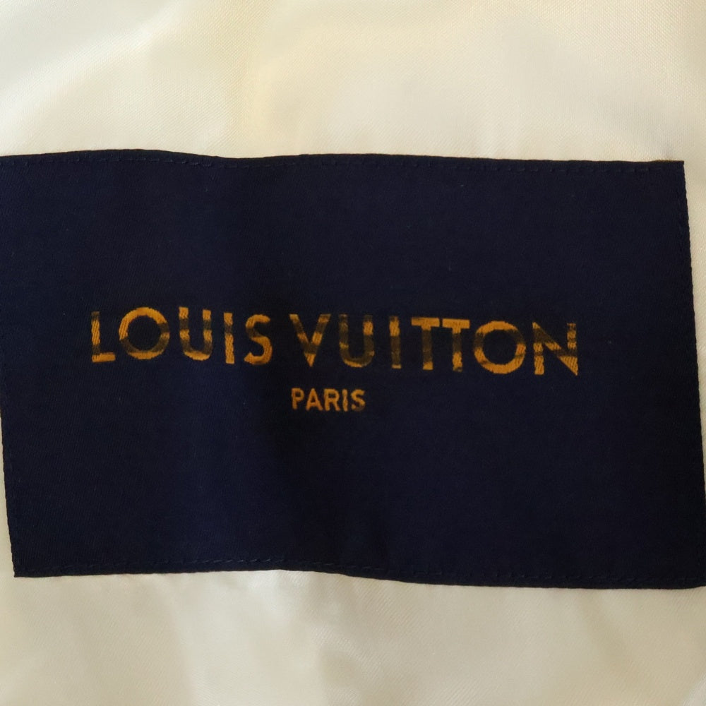 LOUIS VUITTON(ルイヴィトン) 23SS モノグラム プレイグラウンド バーシティブルゾン スタジャン ホワイト/イエロー RM231 YJ3 HOL62E