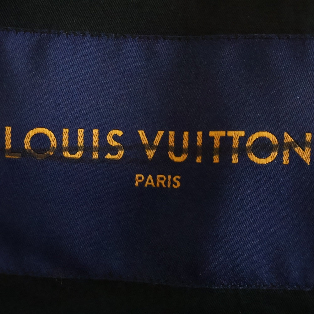 LOUIS VUITTON(ルイヴィトン) 23SS モノグラム エンボス ユーティリティ レザージャケット ブラック HIL46EQXS