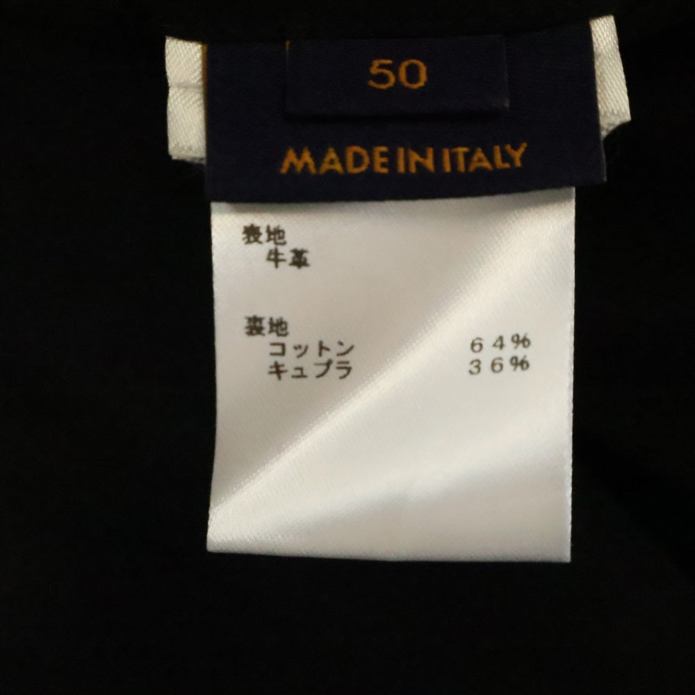 LOUIS VUITTON(ルイヴィトン) 23SS モノグラム エンボス ユーティリティ レザージャケット ブラック HIL46EQXS