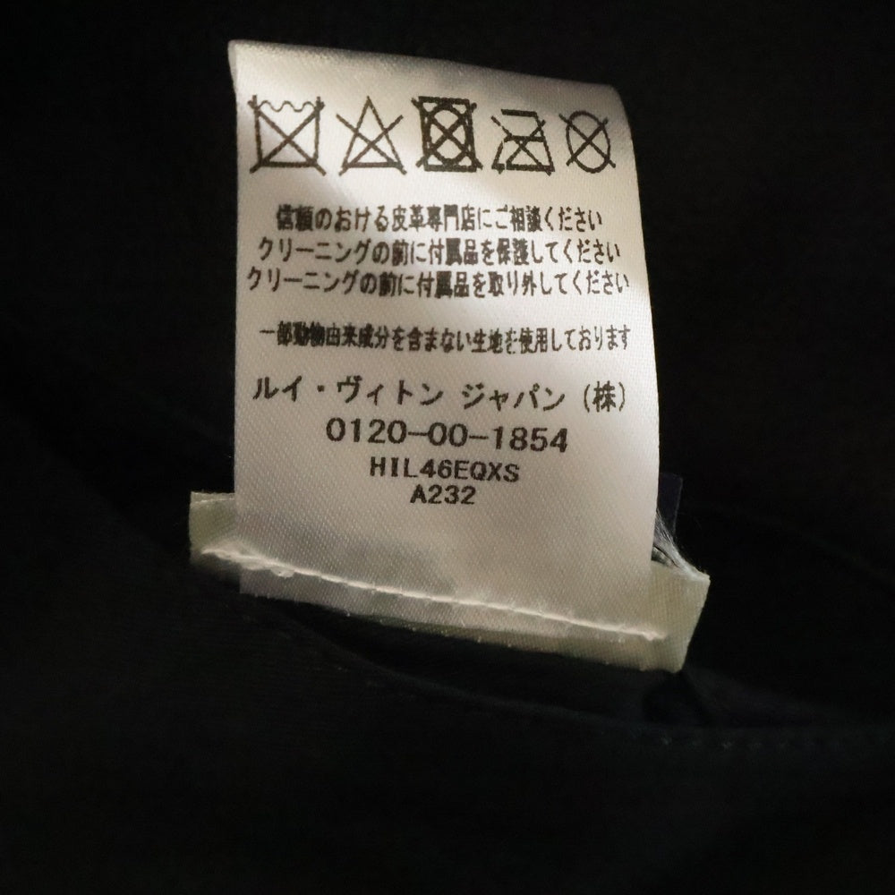 LOUIS VUITTON(ルイヴィトン) 23SS モノグラム エンボス ユーティリティ レザージャケット ブラック HIL46EQXS