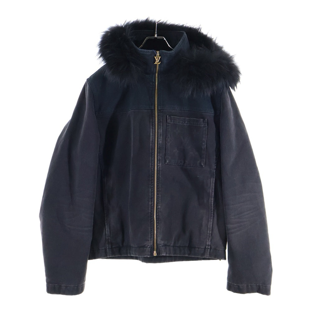 LOUIS VUITTON(ルイヴィトン) 24SS フロントジップアップ デニムジャケット RM241M-CCU-HQA05W ブラック