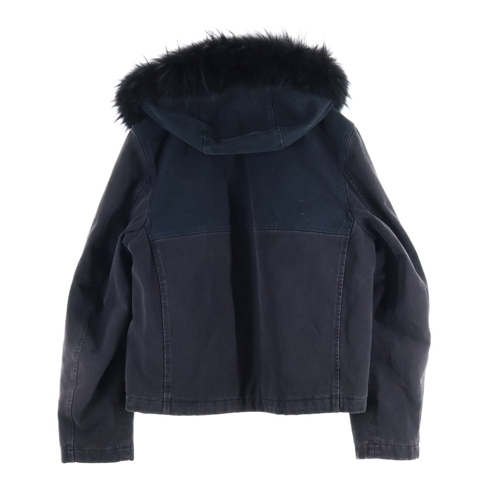 LOUIS VUITTON(ルイヴィトン) 24SS フロントジップアップ デニムジャケット RM241M-CCU-HQA05W ブラック