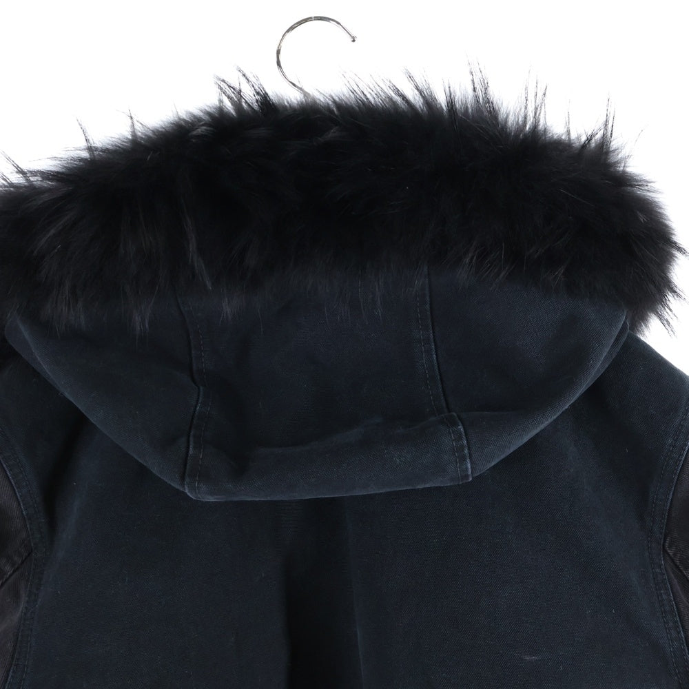 LOUIS VUITTON(ルイヴィトン) 24SS フロントジップアップ デニムジャケット RM241M-CCU-HQA05W ブラック