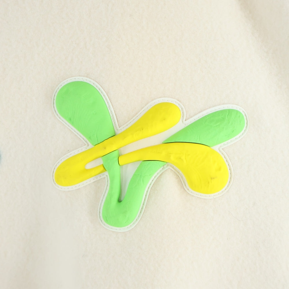 LOUIS VUITTON(ルイヴィトン) 23SS レインボープレイグラウンドバーシティブルゾンスタジャンRM231-YC8-HOL63E ホワイト/ライトブルー