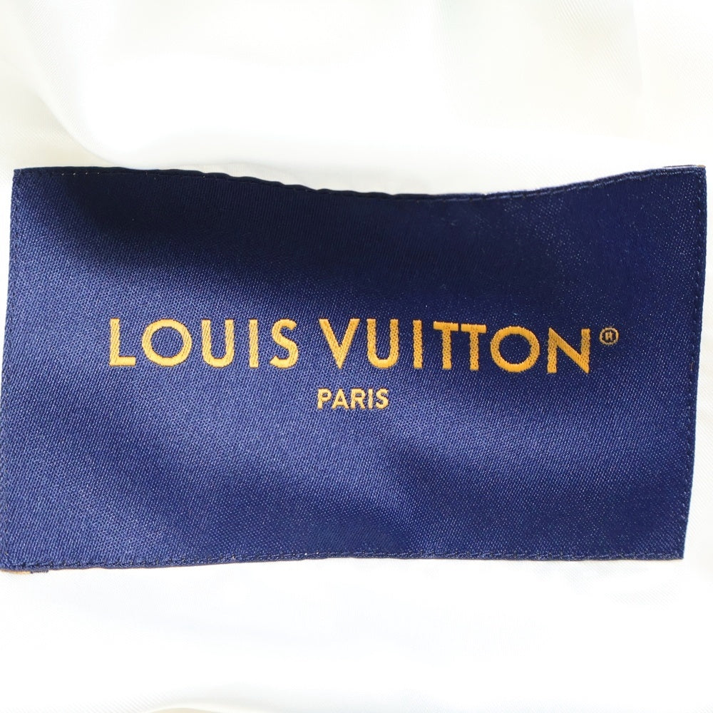 LOUIS VUITTON(ルイヴィトン) 23SS レインボープレイグラウンドバーシティブルゾンスタジャンRM231-YC8-HOL63E ホワイト/ライトブルー