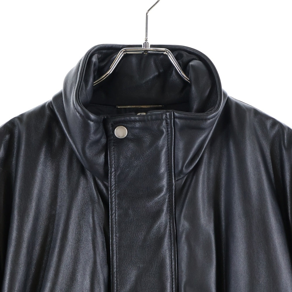 SAINT LAURENT PARIS(サンローランパリ) レザーボンバージャケット 705974 YC2MS ブラック