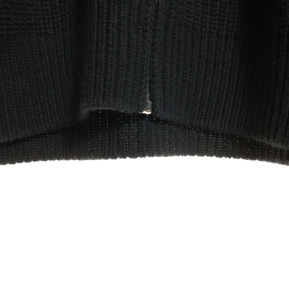 CELINE(セリーヌ) 25SS トリオンフトラッカーセーター ジップアップニットセーター RY09T0ZPV ブラック