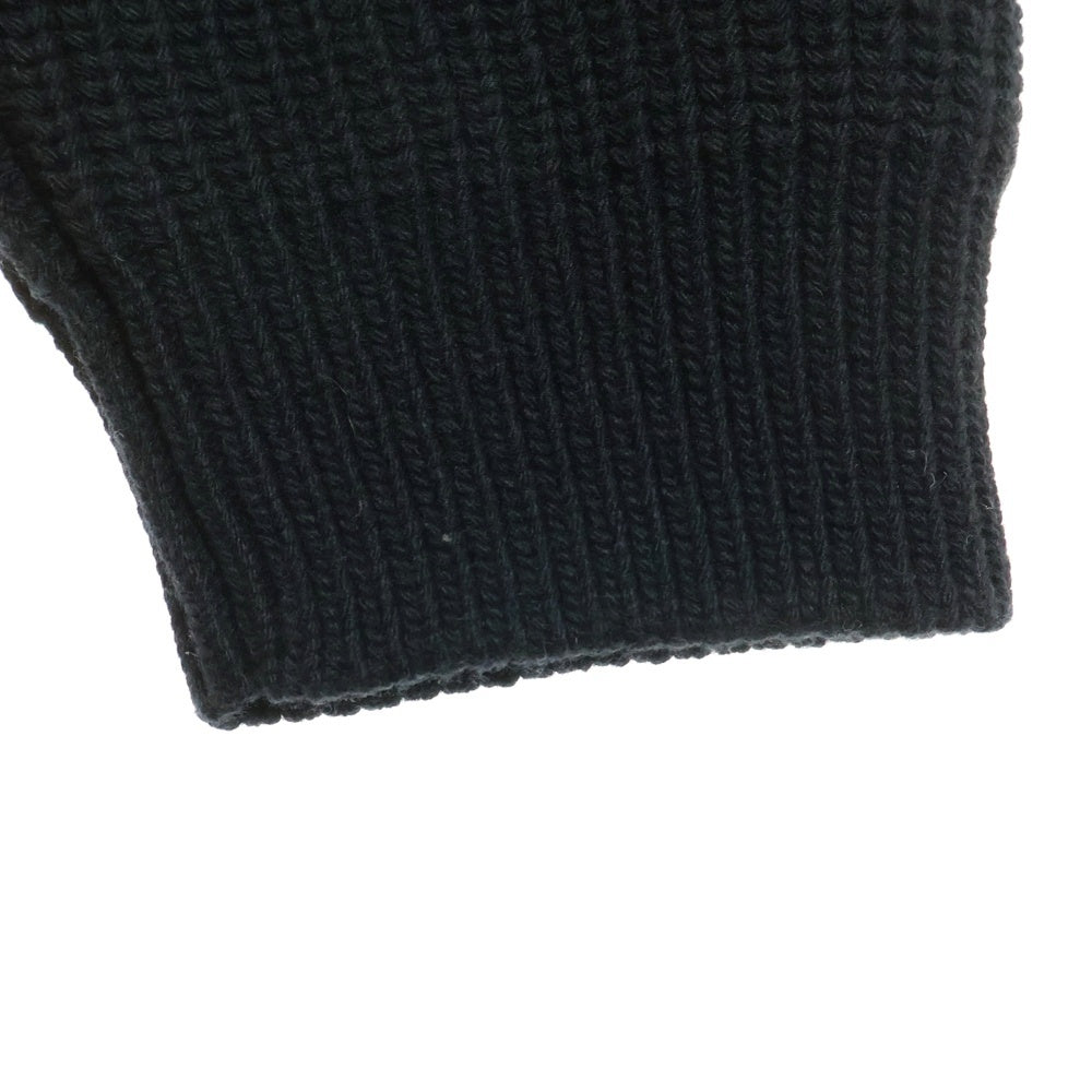 CELINE(セリーヌ) 25SS トリオンフトラッカーセーター ジップアップニットセーター RY09T0ZPV ブラック