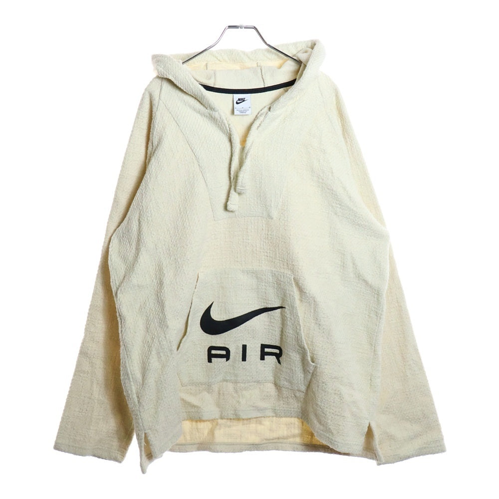 NIKE(ナイキ) 22SS × STUSSY NRG PULLOVER HOODIE DO5306-120 ステューシー ロゴプリント プルオーバーパーカー アイボリー