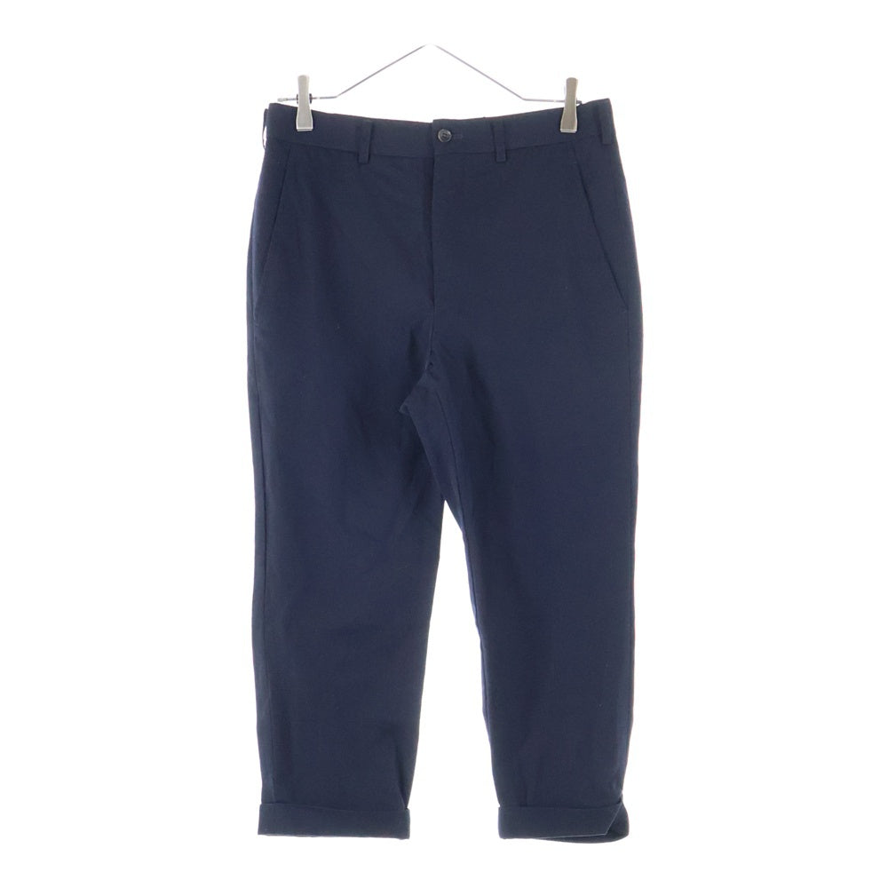 COMME des GARCONS COMME des GARCONS(コムデギャルソンコムデギャルソン) ウールギャバジン ジップフライ スラックスパンツ ネイビー RP-P011