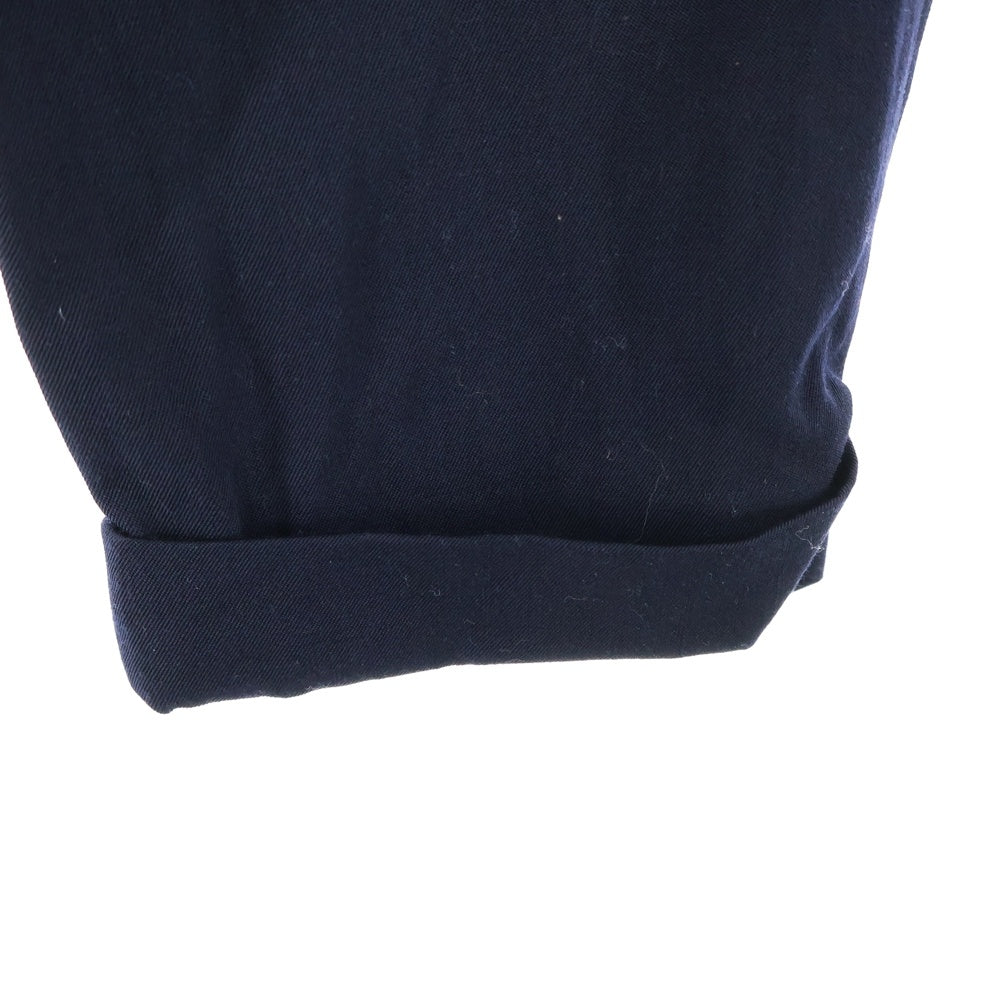 COMME des GARCONS COMME des GARCONS(コムデギャルソンコムデギャルソン) ウールギャバジン ジップフライ スラックスパンツ ネイビー RP-P011