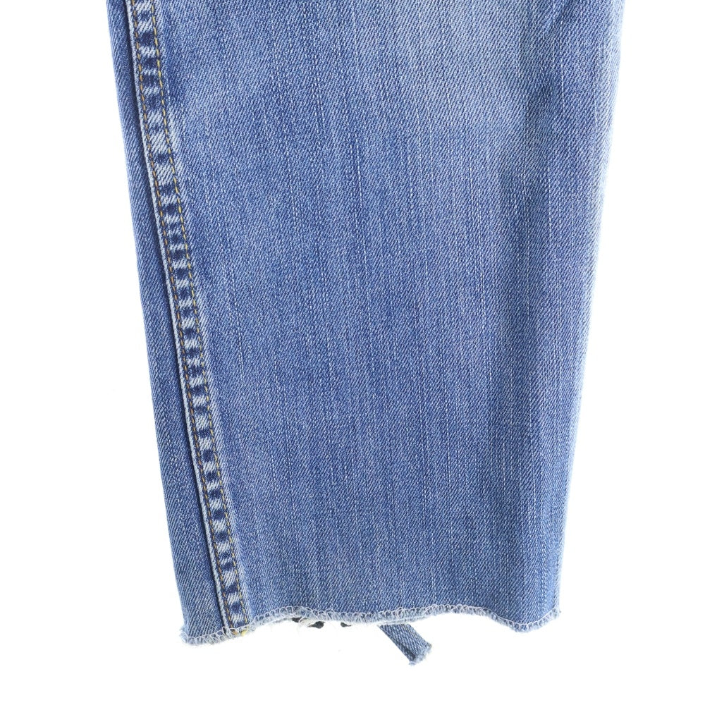 SEEALL(シーオール) RECONSTRUCTED ZIP DENIM 再構築 リメイク ジップフライ デニムパンツ インディゴ SAU01 DE604