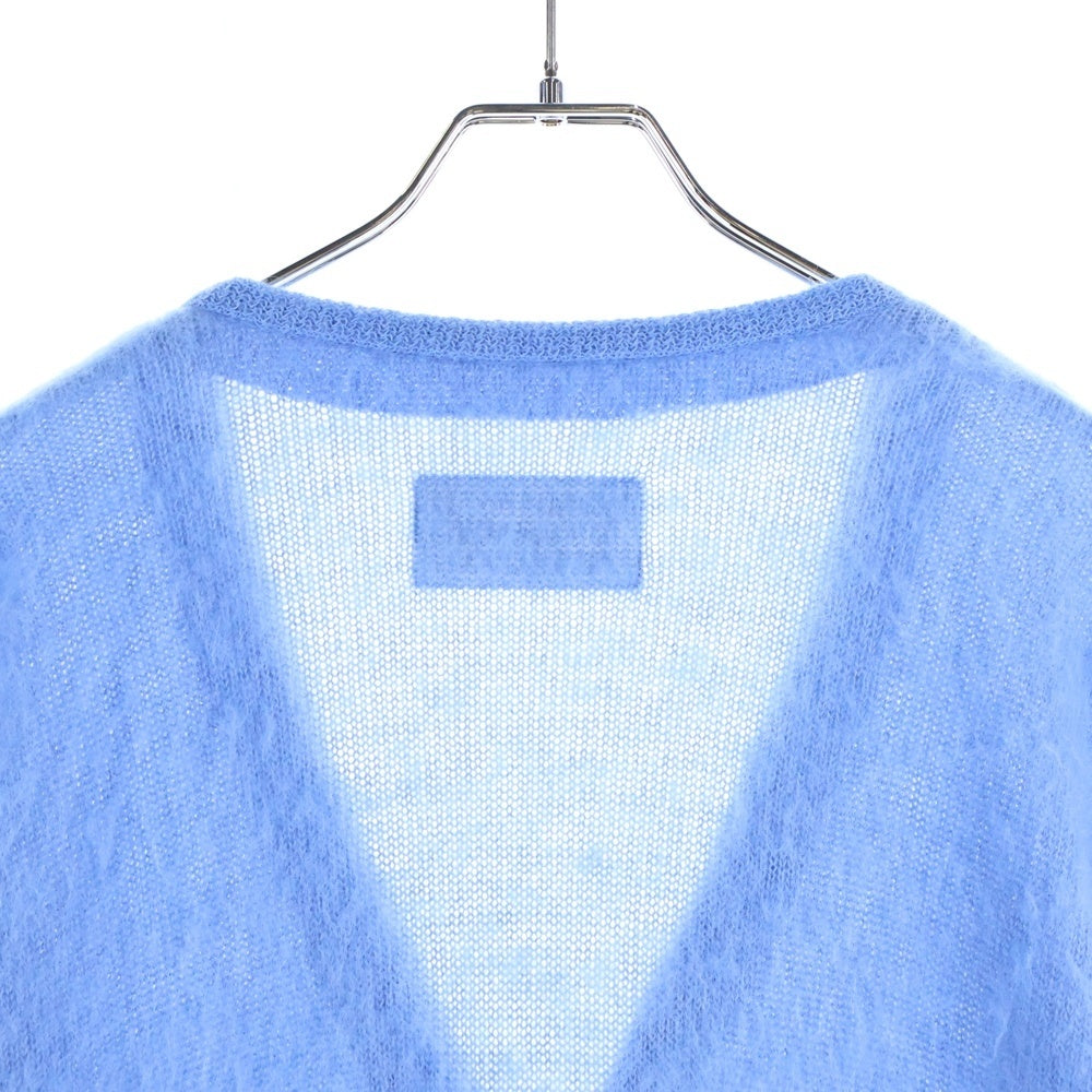 WACKO MARIA(ワコマリア) 23SS MOHAIR CARDIGAN 23SS-WMK-KN06 モヘヤカーディガン ブルー