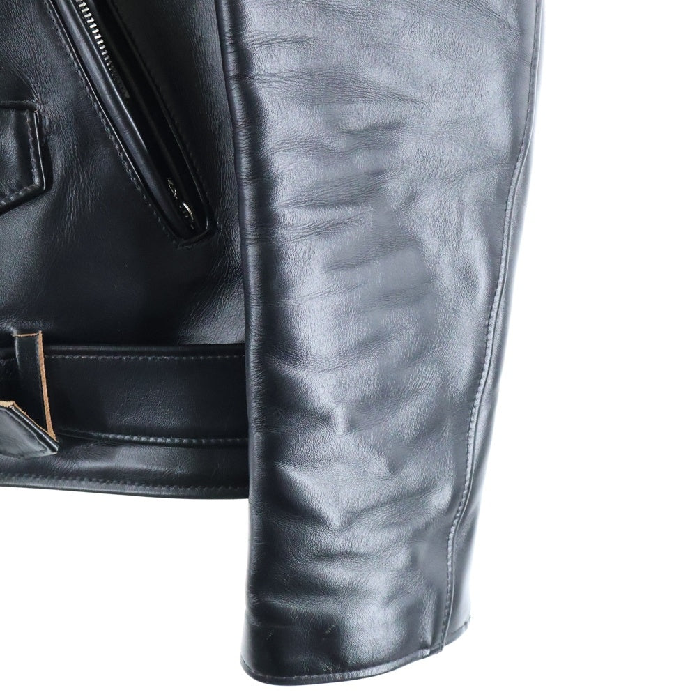 SCHOTT(ショット) SPECIAL HORSEHIDE ONESTAR ホースハイド ワンスター レザー ダブルライダースジャケット ブラック 7544