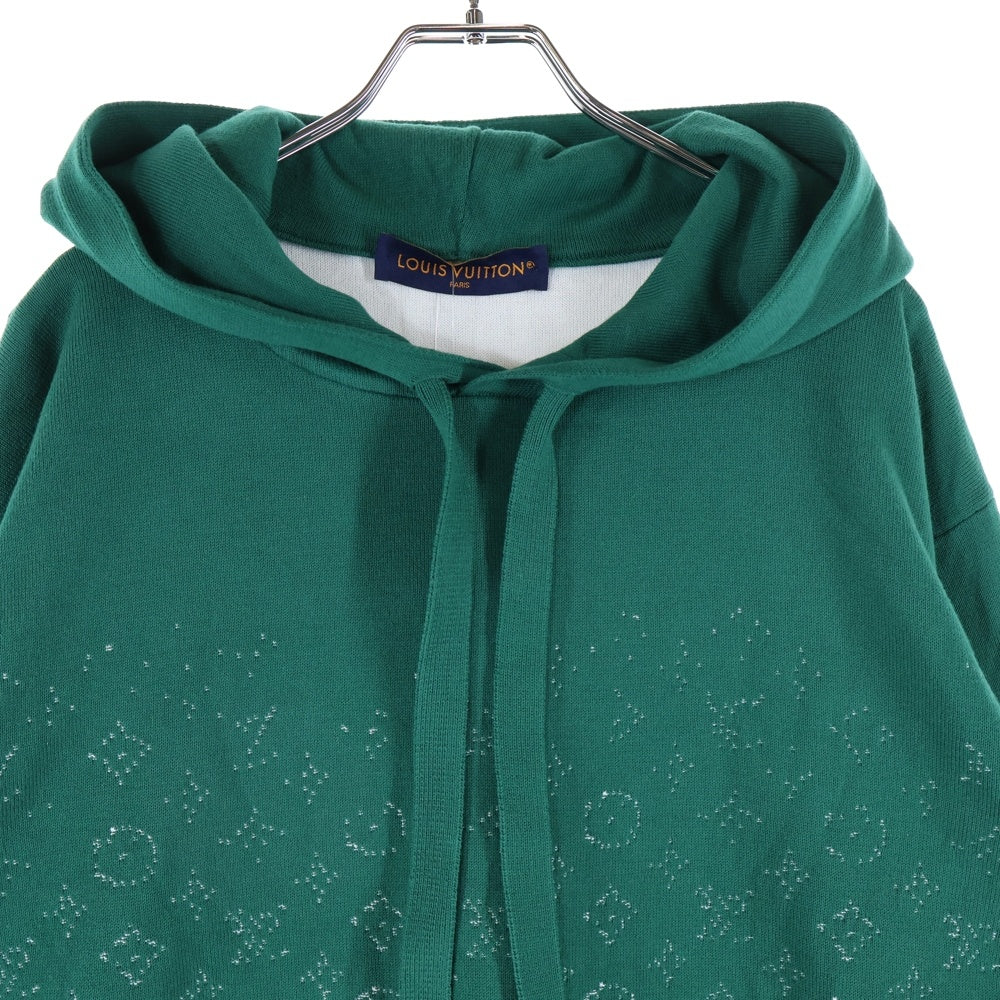 LOUIS VUITTON(ルイヴィトン) 23AW Monogram Knit Hoodie モノグラム グラディエントニットパーカー プルオーバーフーディー グリーン RM232Q USO HNN45W