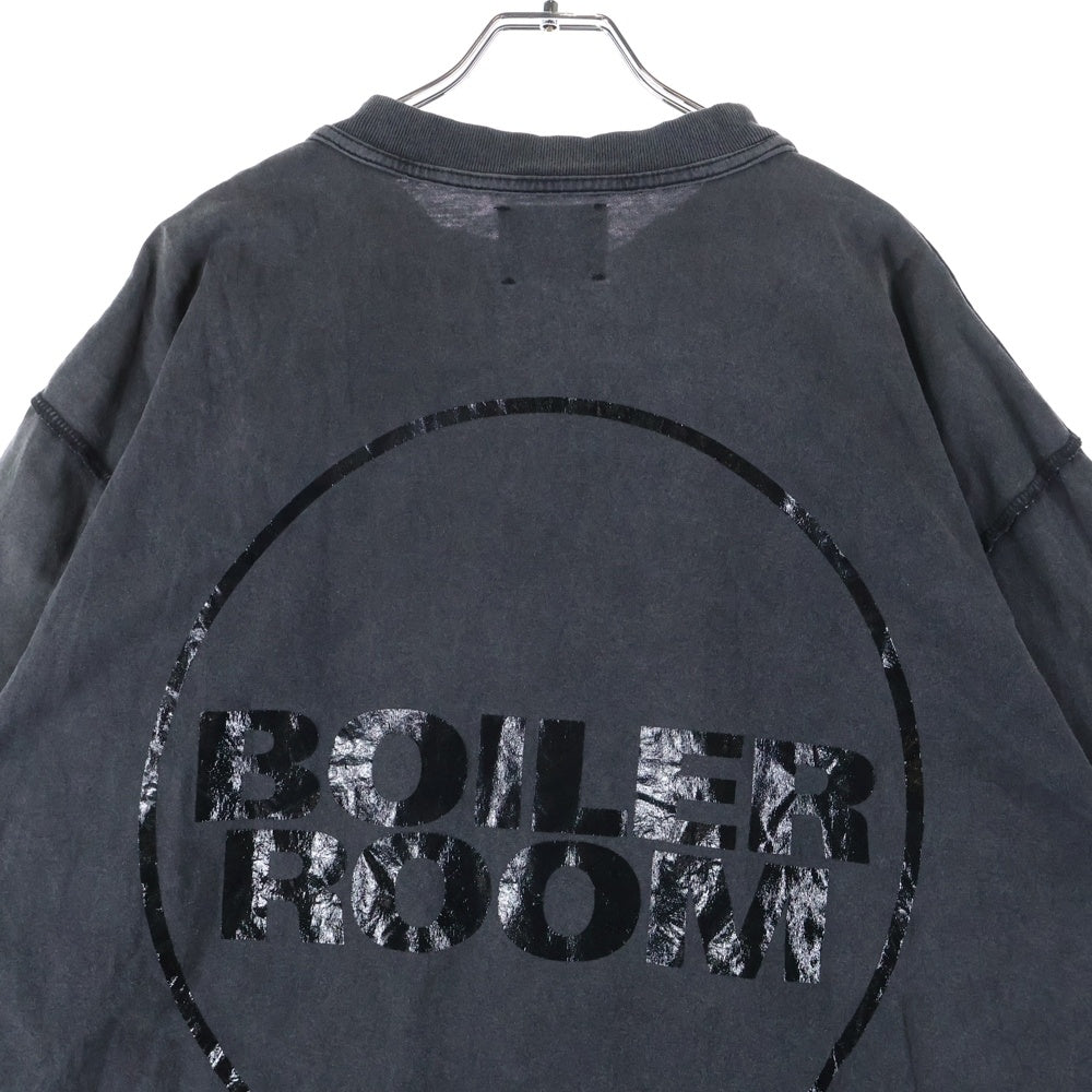 BOILER ROOM(ボイラールーム) BOILER ROOM TEE ボイラールーム ロゴプリント 半袖Tシャツ カットソー ブラック