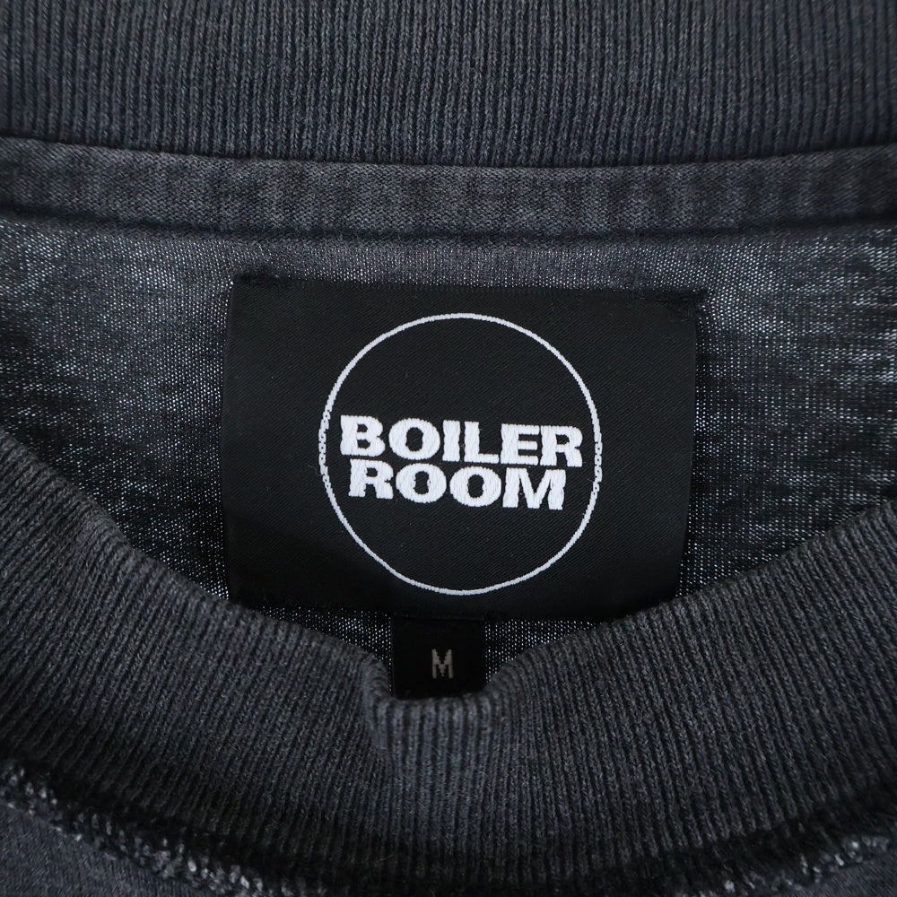 BOILER ROOM(ボイラールーム) BOILER ROOM TEE ボイラールーム ロゴプリント 半袖Tシャツ カットソー ブラック