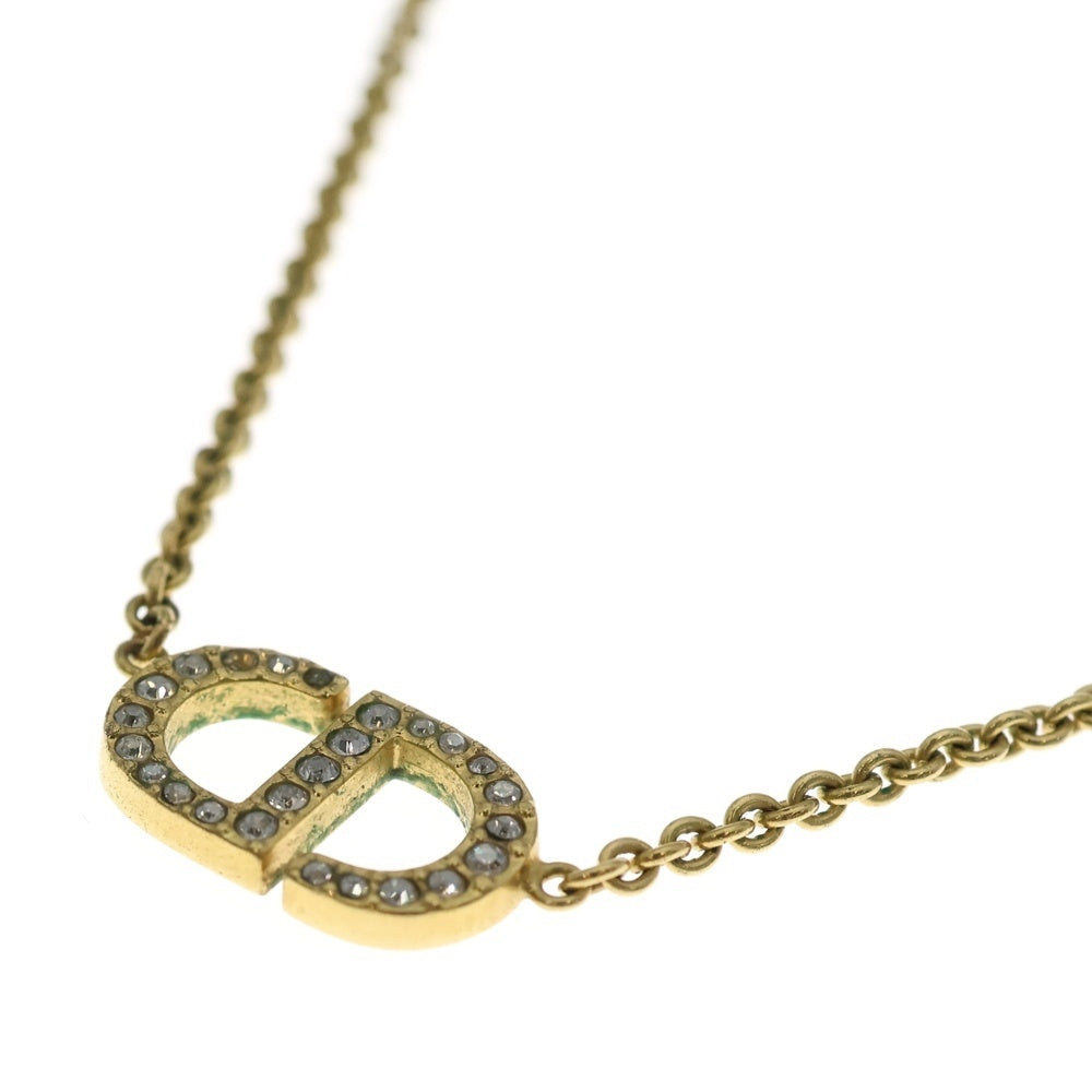 DIOR(ディオール) Petit CD ライトストーン ロゴネックレス ゴールド N2241WOMCY