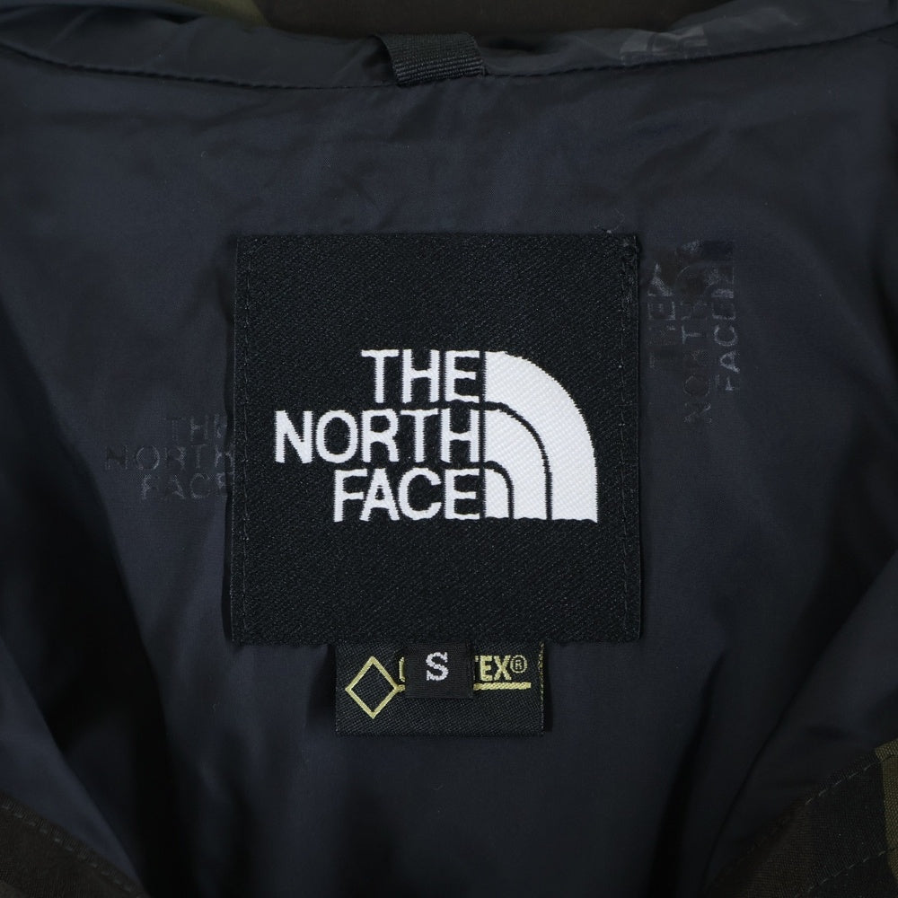 THE NORTH FACE(ザノースフェイス) NOVELTY MOUNTAIN JACKET ノヴェルティ マウンテンジャケット NP61420 迷彩柄 ジップアップフーデッドジャケット カーキ/ブラック