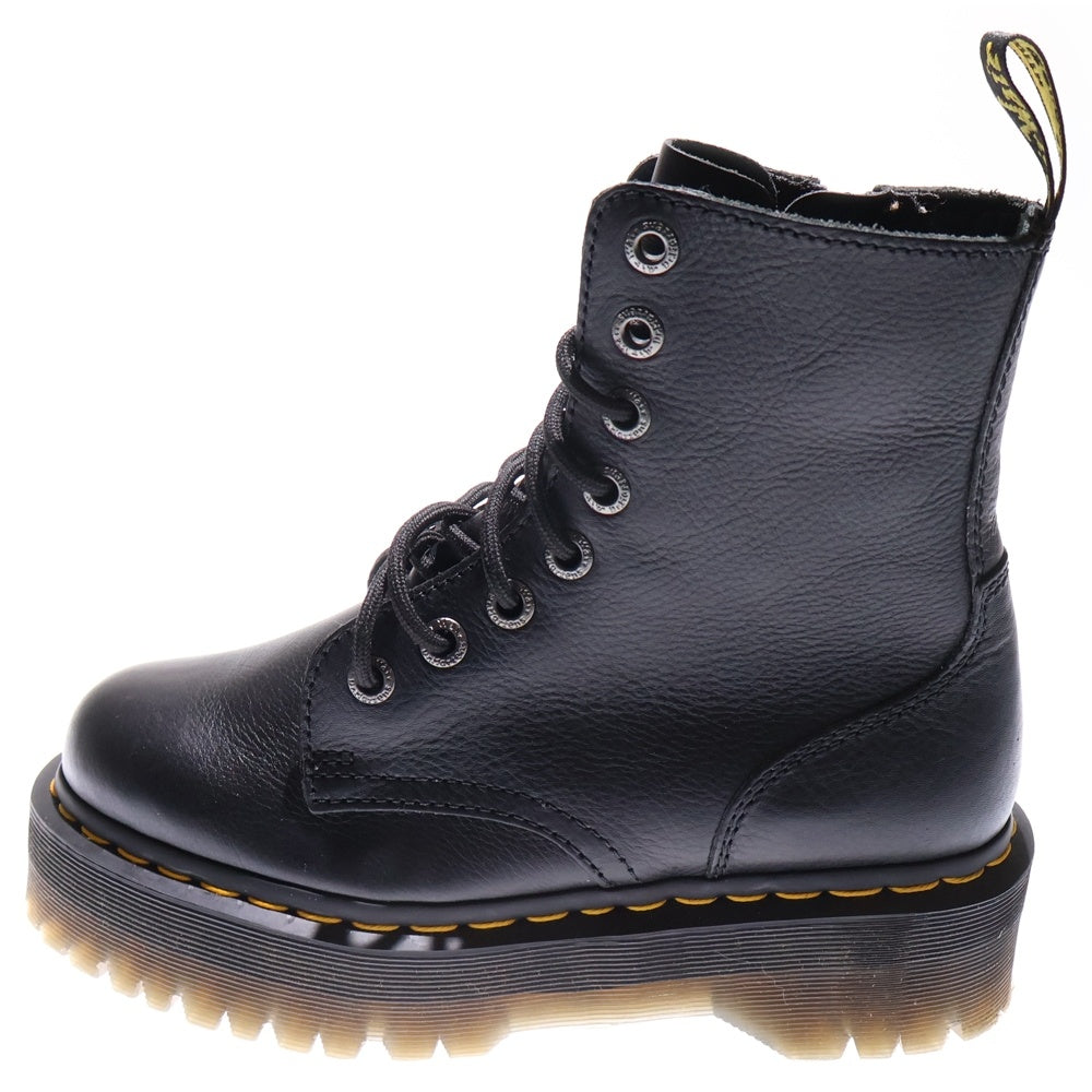 Dr.Martens(ドクターマーチン) JADON3 ジェイドン 26378001-AW006 8ホール レザー サイドジップ ハイカットブーツ シューズ レディース ブラック US6/24.0cm