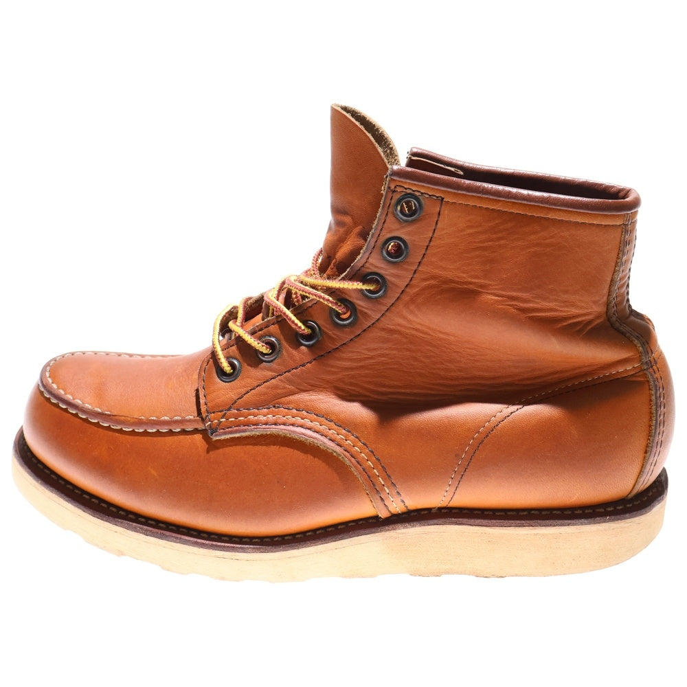 RED WING(レッド ウイング) 90S 6-inch Classic Moc 羽根タグ USA製 クラシックモック ハイカットブーツ ブラウン US8/26.0cm 875