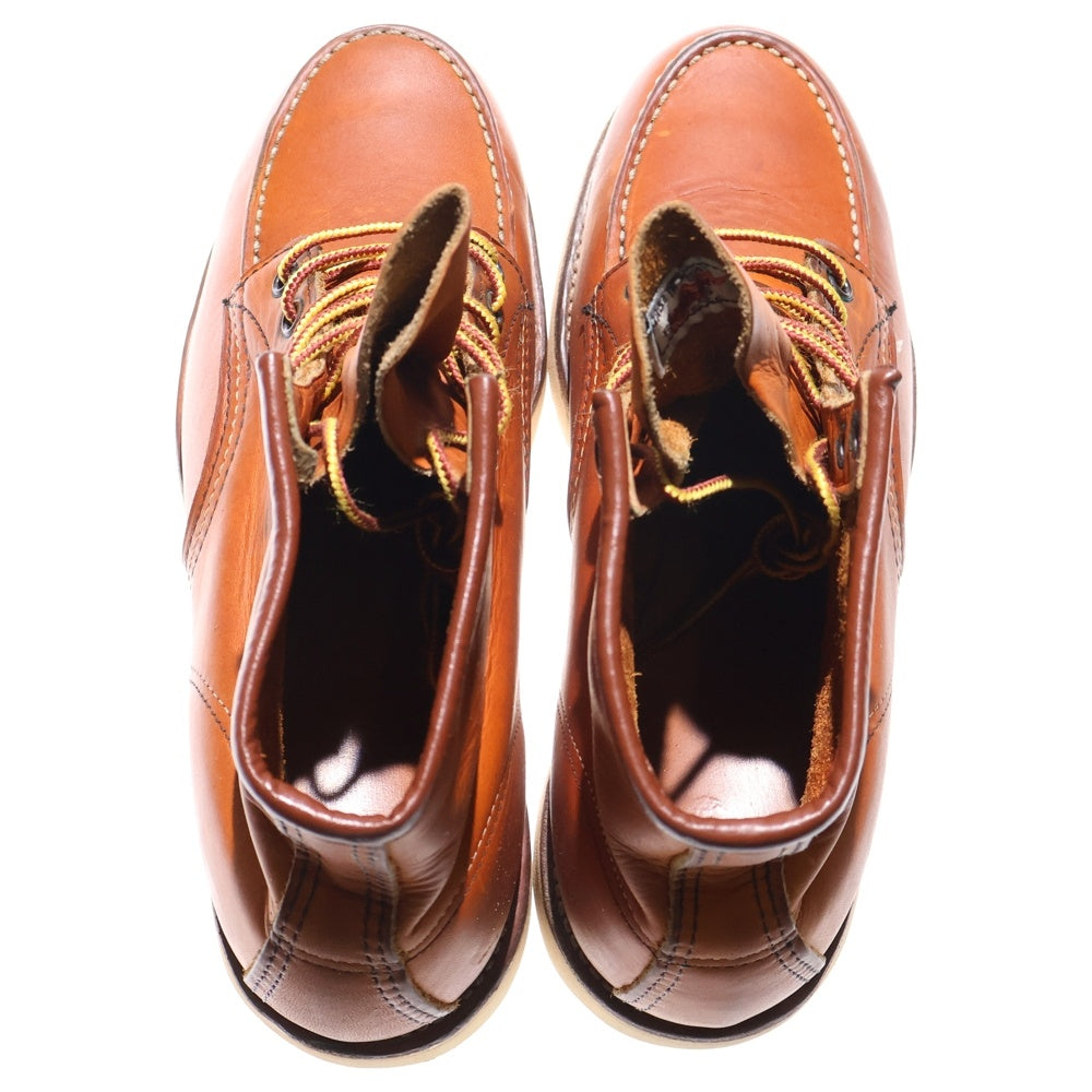 RED WING(レッド ウイング) 90S 6-inch Classic Moc 羽根タグ USA製 クラシックモック ハイカットブーツ ブラウン US8/26.0cm 875