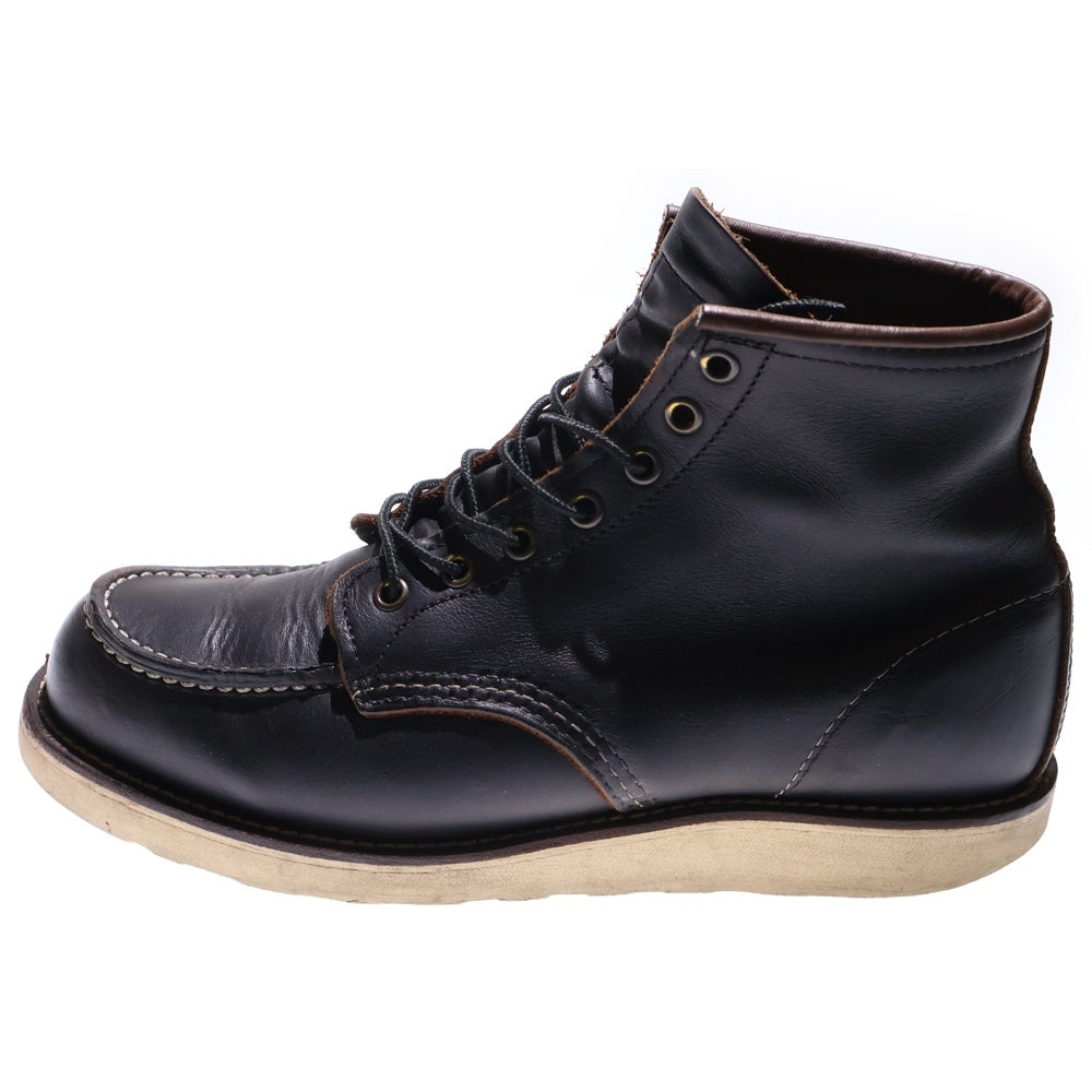 RED WING(レッド ウイング) 6-inch Classic Moc クラシックモック レザー ハイカットブーツ ブラック US8.5/26.5cm 8849