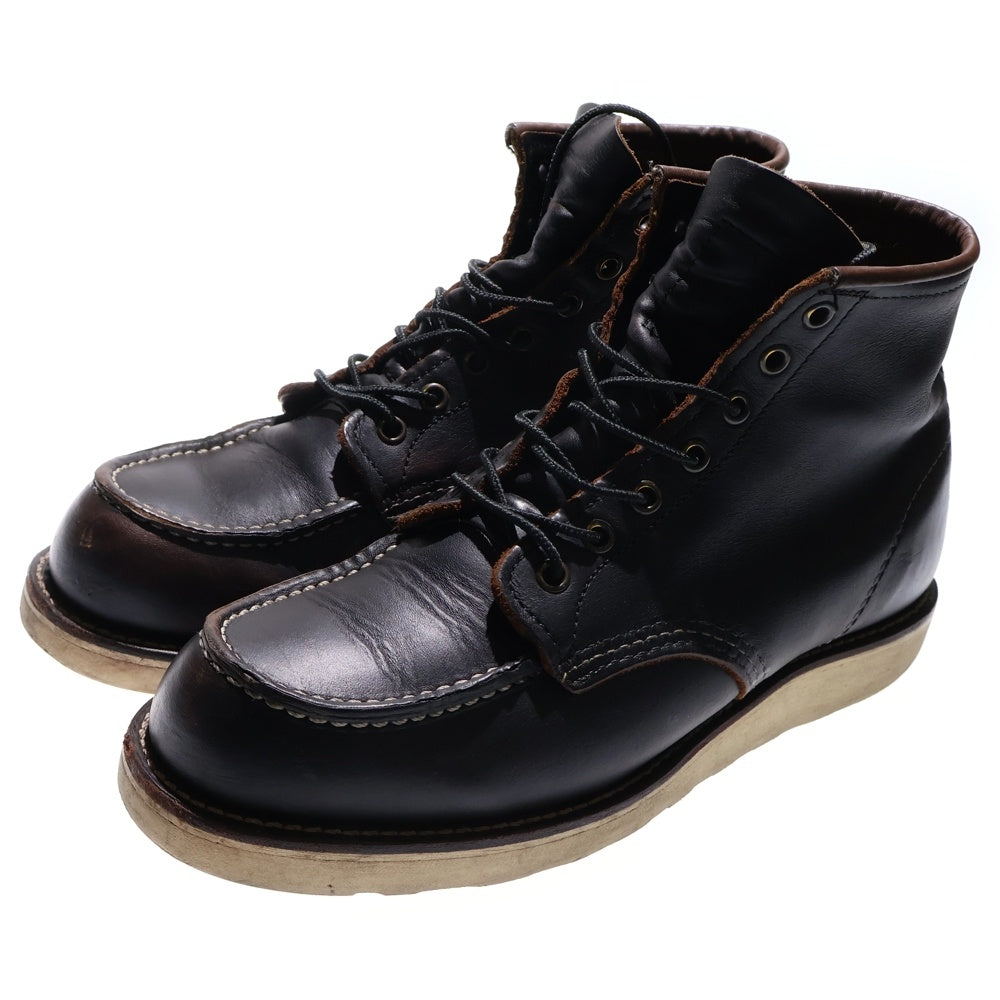 RED WING(レッド ウイング) 6-inch Classic Moc クラシックモック レザー ハイカットブーツ ブラック US8.5/26.5cm 8849
