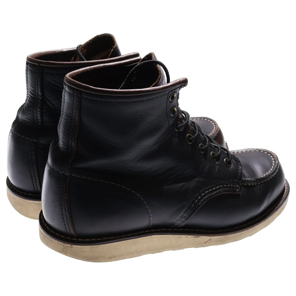 RED WING(レッド ウイング) 6-inch Classic Moc クラシックモック レザー ハイカットブーツ ブラック US8.5/26.5cm 8849