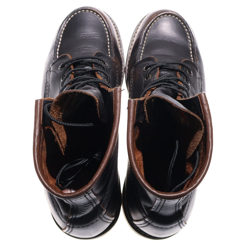 RED WING(レッド ウイング) 6-inch Classic Moc クラシックモック レザー ハイカットブーツ ブラック US8.5/26.5cm 8849