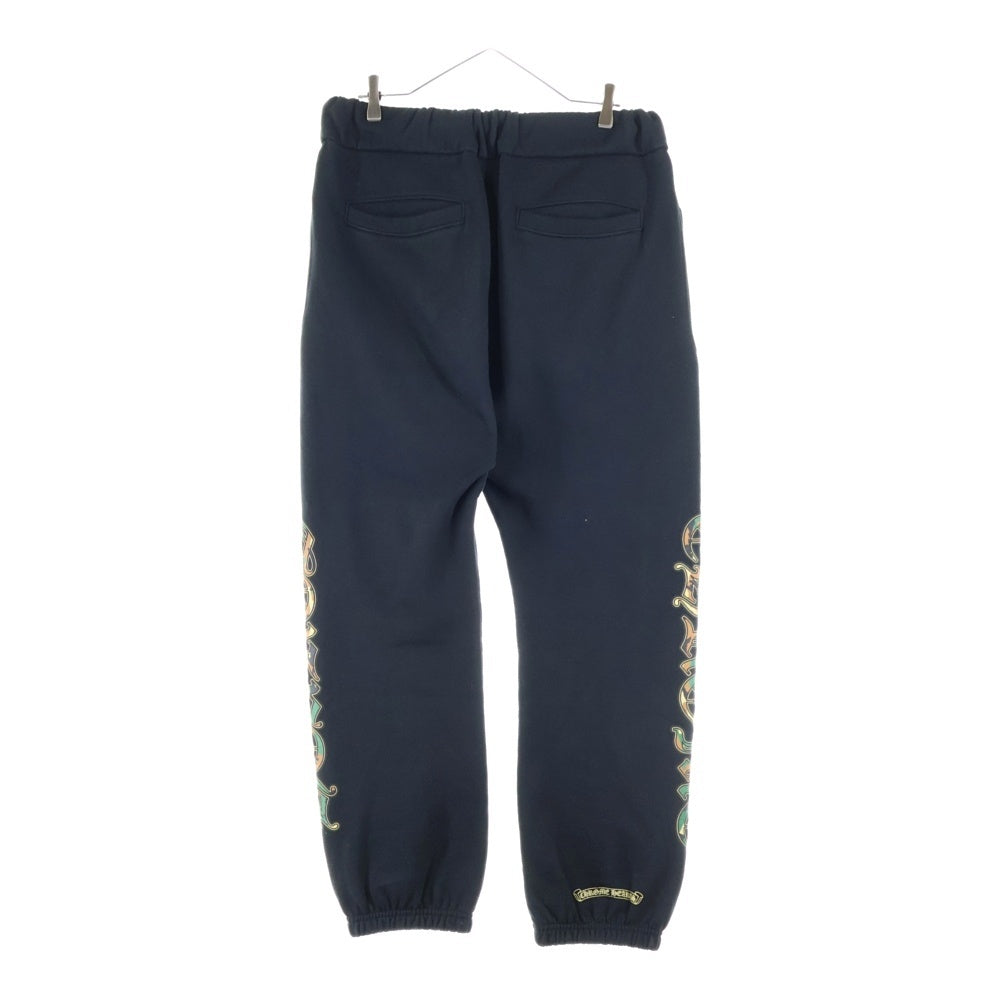 CHROME HEARTS(クロムハーツ) カモフラ柄 セメタリークロスプリント スウェットパンツ ブラック