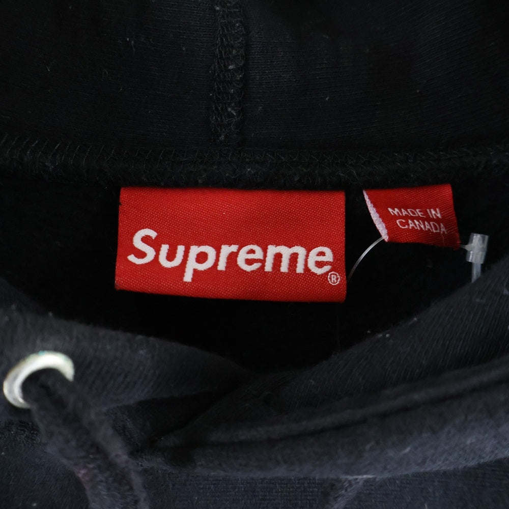 SUPREME(シュプリーム) 14AW Tonal Box Logo Pullover ボックスロゴプルオーバーパーカー ブラック