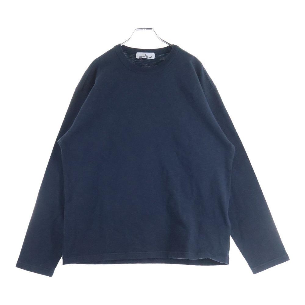 STONE ISLAND(ストーンアイランド) バックロゴ刺繍入り 長袖Tシャツ K2S152100017 S00R4 ネイビー