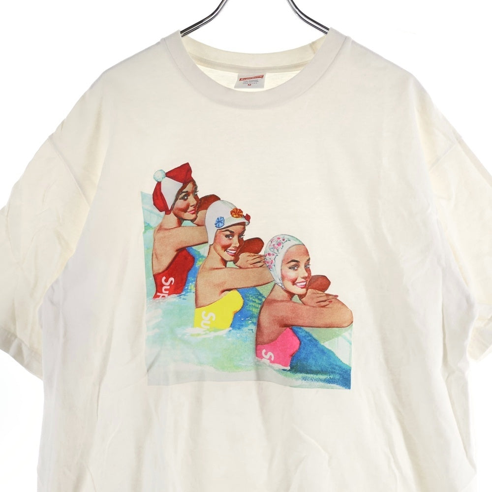 SUPREME(シュプリーム) 18SS SWIMMERS TEE スイマーズプリント 半袖Tシャツ カットソー ホワイト